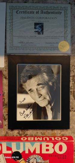 Peter Falk “Columbo” Signed Autographs + Rare Vintage Collection $95+ shipping