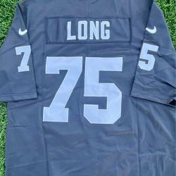 Raiders Jersey Home Black Silver Howie Long 75