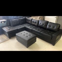 New Sectional + Ottoman 