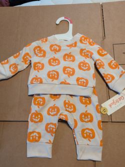 New Born Pumpkin Outfit