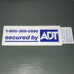 ADT Security Stickers Decals For Doors And Windows