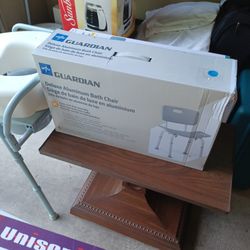 Guardian Aluminum Bath  Chair. New  