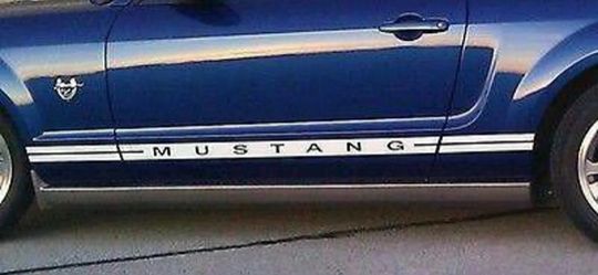 Mustang ford side graphics both sides