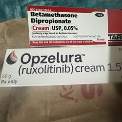 Betamethason Dipropionate And Opzelura Cream And Triamcinolone Acetonide ointment USP, 0.1%