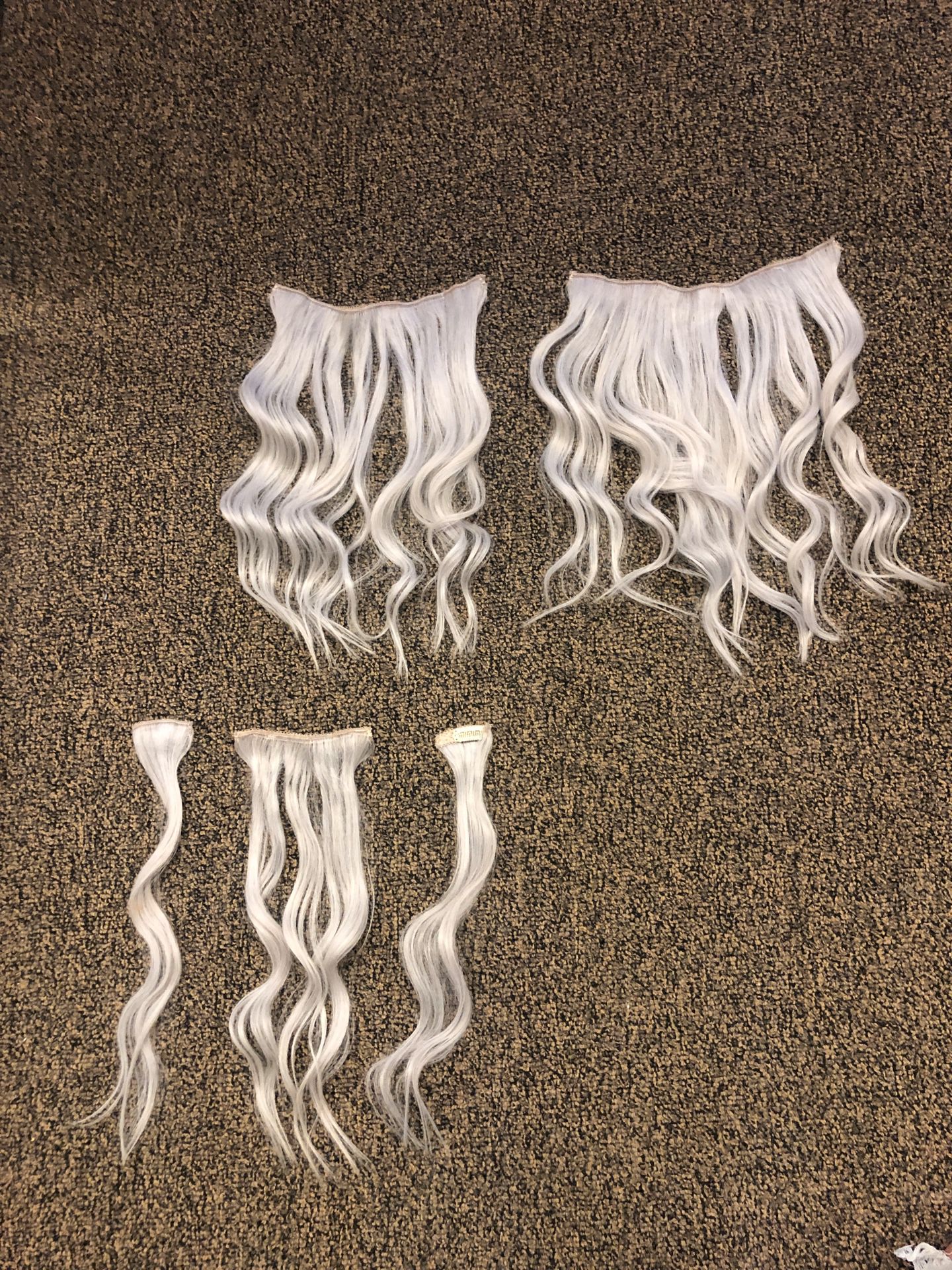 ZALA real hair extensions, 5 piece