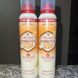 Old Spice Total Body Deodorant Spray Set 