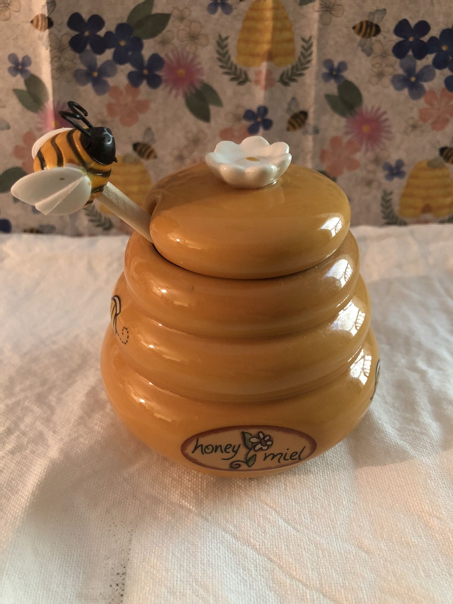 Honey Pot Miel Jar