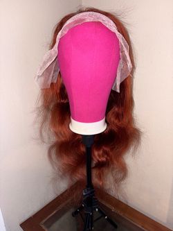 30 Inch Reddish Brown Lace Front Wigs Human Hair 200 Density 13x6 Body Wave HD Lace Frontal Wigs Human Hair Auburn Colored Lace Front Wigs Human Hair 