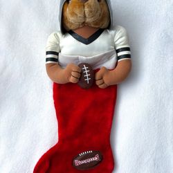 ✨VINTAGE TAMPA BAY BUCCANEERS STOCKING BUCCS BEAR STOCKING 1994✨