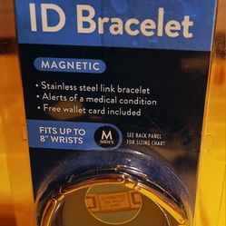 Brand New Magnetic Medical ID Bracelet 