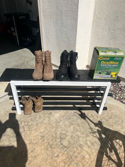 bench seat / boot & shoes rack