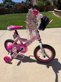 Minnie Mouse Kids Bike with Training Wheels