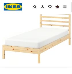 IKEA BED FRAME SIZE TWIN