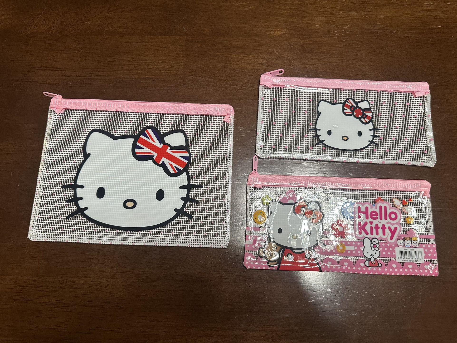 Hello Kitty Pencil Case Small $3, Large $5