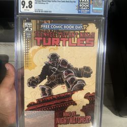 Cgc 9.8 Ninja Turtles Comic For Trade 