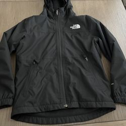 North face rain jacket size m 10 kids