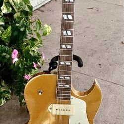 MVG ES 175- Gold Semi Hollow Electric Guitar 