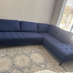 Navy Blue Sofa 