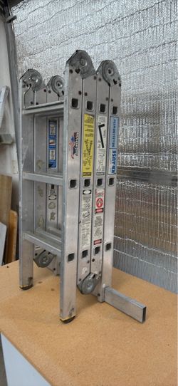 Krause MultiMatic Folding Aluminum Ladder
