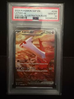 2024 POKEMON SSP EN-SURGING SPARKS #239 LATIAS EX SPECIAL ILLUSTRATION RARE