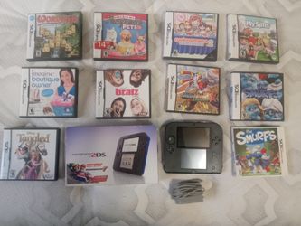 Nintendo 2ds + 10 games