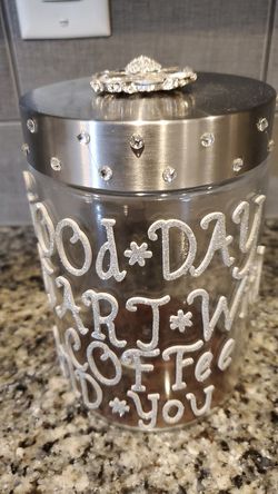 coffee or cappuccino jar