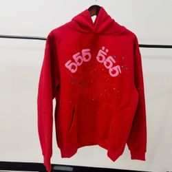 Red sp5der hoodie