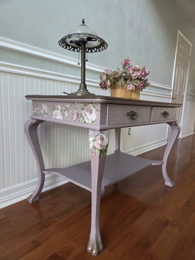 Antique Writing Desk Or Enry Table