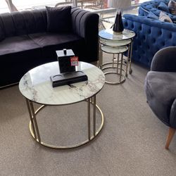 Sets De Mesitas De Centro Y Esquina/ Coffee Table And End Table Sets