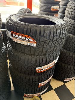 Vendo 33/12.50/R20 las 4 llantas nuevas arroyo Rt por $700