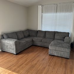 Grey Sectional Couch 