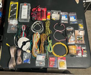 Large Electrical Wiring & Connector Lot – Automotive / Trailer / DIY