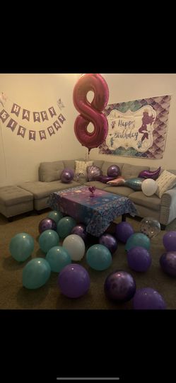 Mermaid Birthday Backdrop