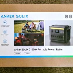 Anker SOLIX C1000X( Power Station Electric. Generator)
