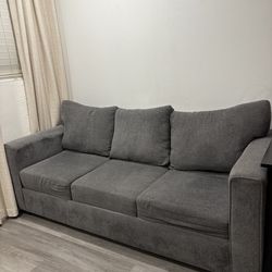 Grey sofa bed