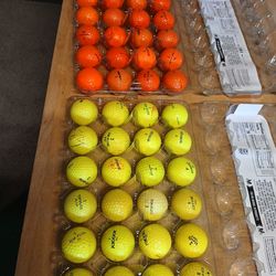 Color golf balls