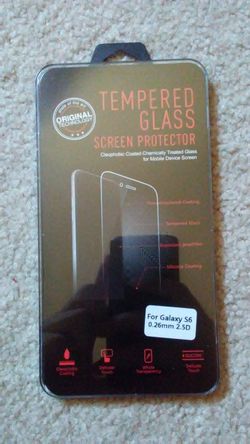 Galaxy s6 tempered glass screen protector