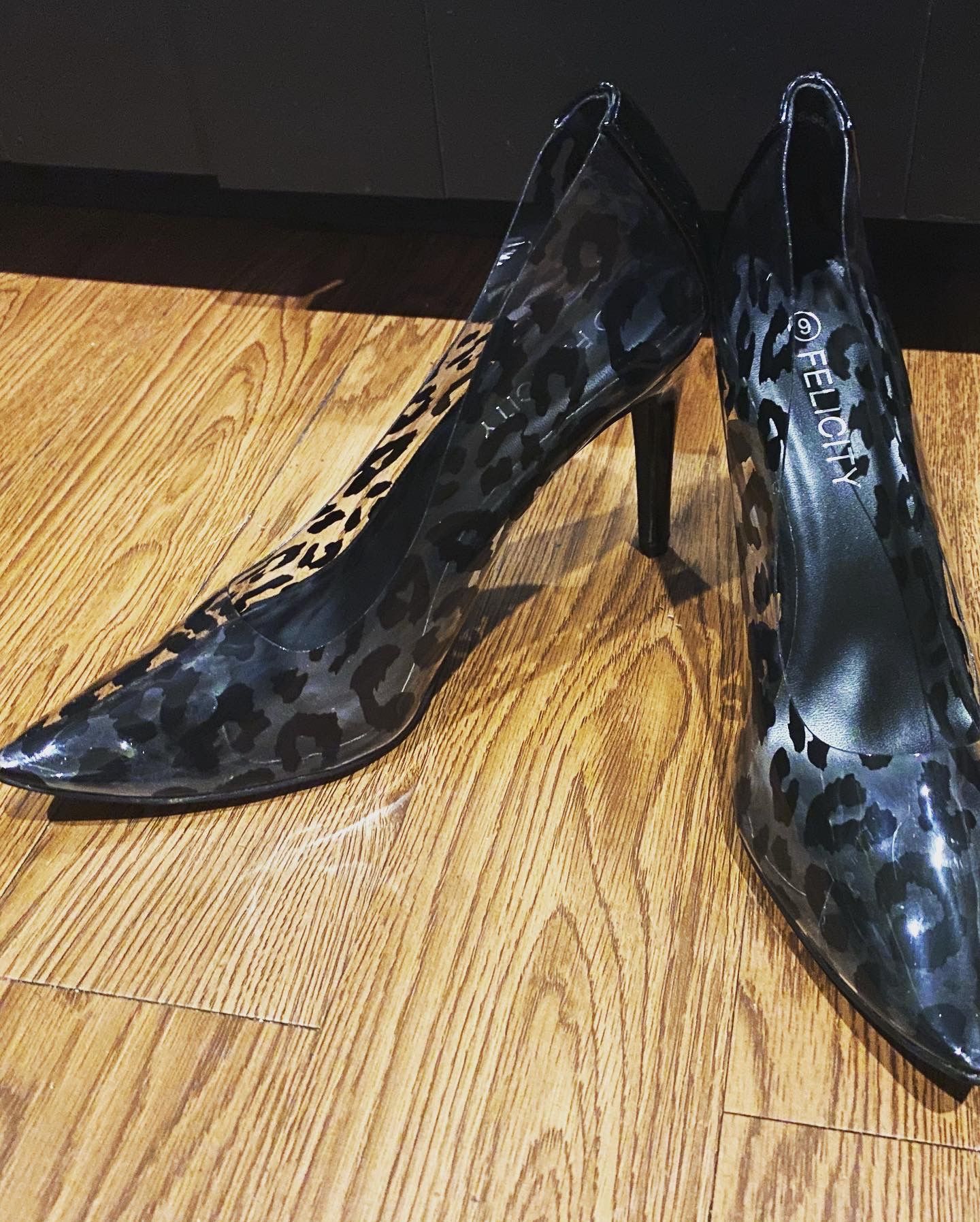 New! Ladies Leopard Print Heels