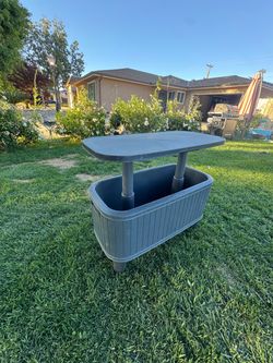 Outdoor ice chest with table top $40 delivery available