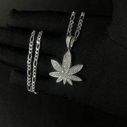Leaf .925 Sterling Silver Chain Set 