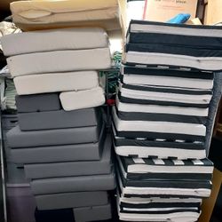 72"×21"×4" LONGE CUSHION CHAIR NEW OPEN BOX SET 2