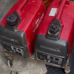 2 Honda Generators 