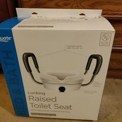 Raised Toilet Seat And Shower Seat