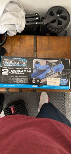 2-Ton Power Torque Hydraulic Floor Jack – Used Once – Like New