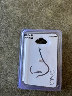 The jewellery is only suitable for use in nose