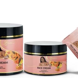 Skin Care Set - Body Cream, Face Cream &face/body Soap 