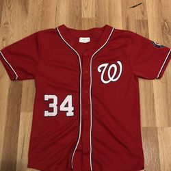 baseball jersey washington national Harper 34