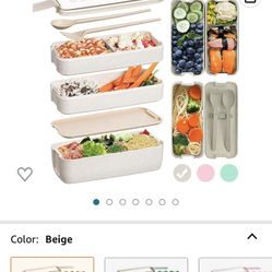 Brand New Bento Fashion Lunch Box Meal Prep Container 