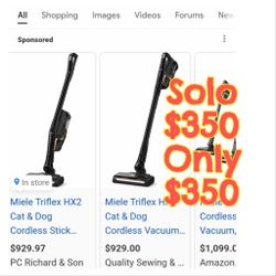 Miele Triflex Hx2  Cat Dog New Retails About $1000