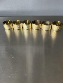Gold Napkin Rings